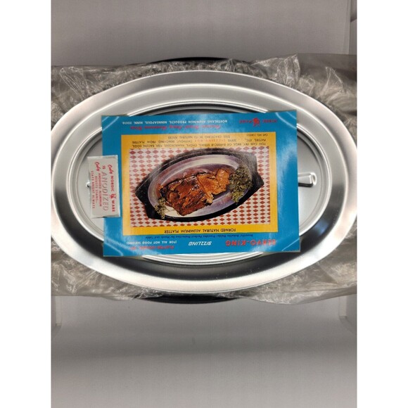 NEW Nordicware Premium Heat & Serve Sizzling Platterset of 4